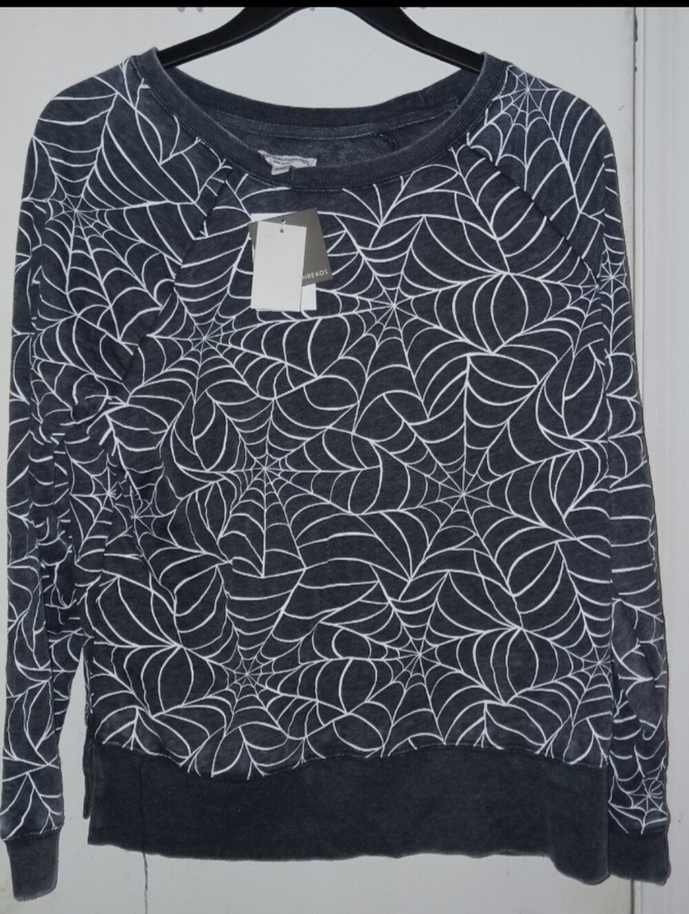 Grayson Threads Spider Web Printed Graphic Long Sleeve top size XXL  ladies